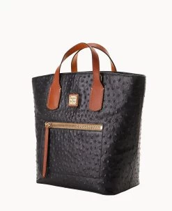 Ostrich Darla Shopper Black 18 Ostrich Darla Shopper Black -Online Sale Dooney & Bourke B2229G OTBLPAKR ALT1 1
