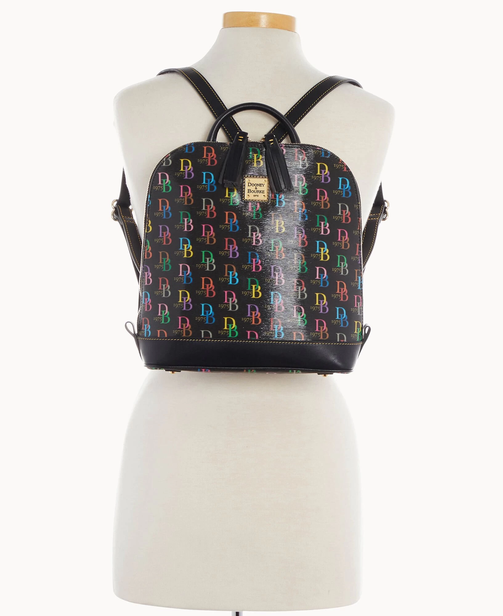 DB75 Multi Domed Backpack Black 10 DB75 Multi Domed Backpack Black - Image 8