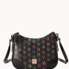 DB75 Multi Crossbody Hobo Black 1 DB75 Multi Crossbody Hobo Black -Online Sale Dooney & Bourke B2269G 5SBLPABL