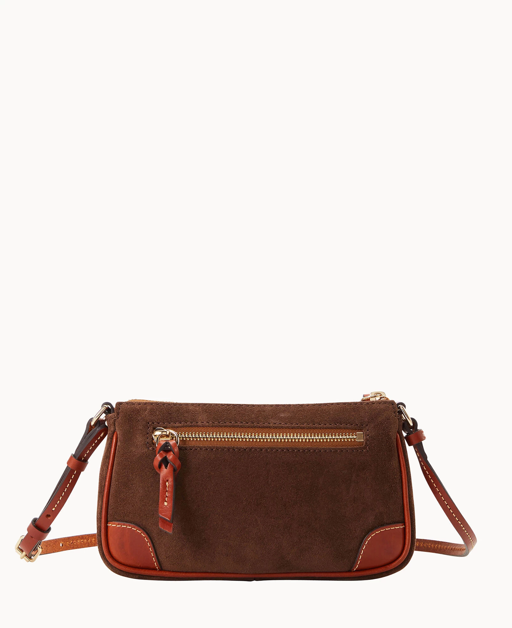 Suede Slim Crossbody Brown Tmoro 6 Suede Slim Crossbody Brown Tmoro - Image 4