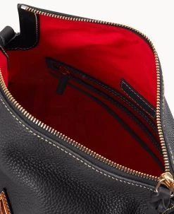 Pebble Grain Stanwich Satchel Black Black -Online Sale Dooney & Bourke B2275G AWBLPABL ALT2