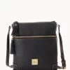 Pebble Grain Small Tassel Crossbody Black Black -Online Sale Dooney & Bourke B2276G AWBLPABL
