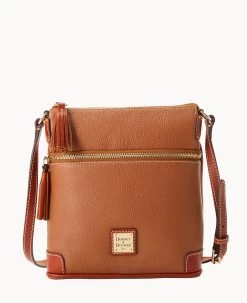 Pebble Grain Small Tassel Crossbody Black Black -Online Sale Dooney & Bourke B2276G AWCAPATN