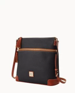 Pebble Grain Large Tassel Crossbody Black -Online Sale Dooney & Bourke B2278G AWBLPATN ALT1 1