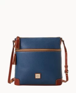 Pebble Grain Large Tassel Crossbody Black -Online Sale Dooney & Bourke B2278G AWJEPATN