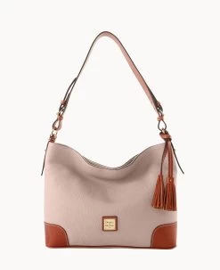 Pebble Grain Large Sac Caramel -Online Sale Dooney & Bourke B2282G AWOYPATN