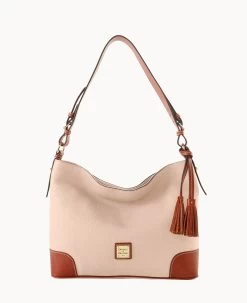 Pebble Grain Large Sac Caramel -Online Sale Dooney & Bourke B2282G AWZLPATN