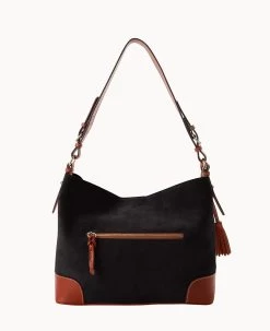Suede Large Sac Black 26 Suede Large Sac Black -Online Sale Dooney & Bourke B2282G SUBLPATN ALT3 1