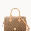 Maritime Barrel Satchel Brown -Online Sale Dooney & Bourke B2286G XEBNSVNA