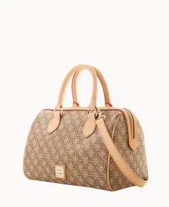 Maritime Barrel Satchel Brown -Online Sale Dooney & Bourke B2286G XEBNSVNA ALT1 1