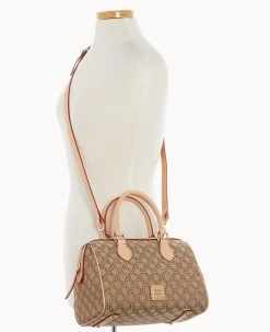 Maritime Barrel Satchel Brown -Online Sale Dooney & Bourke B2286G XEBNSVNA ALT4