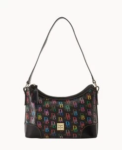 DB75 Multi Large Shoulder Bag Black -Online Sale Dooney & Bourke B2289G 5SBLPABL 1