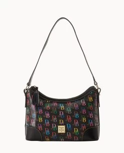 DB75 Multi Large Shoulder Bag Black -Online Sale Dooney & Bourke B2289G 5SBLPABL 2