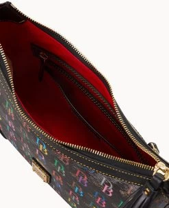 DB75 Multi Large Shoulder Bag Black -Online Sale Dooney & Bourke B2289G 5SBLPABL ALT2