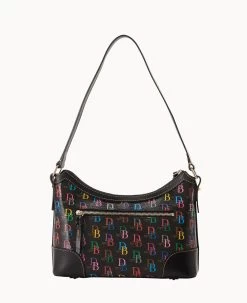 DB75 Multi Large Shoulder Bag Black -Online Sale Dooney & Bourke B2289G 5SBLPABL ALT3 1