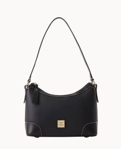 Pebble Grain Large Shoulder Bag Caramel 27 Pebble Grain Large Shoulder Bag Caramel -Online Sale Dooney & Bourke B2289G AWBLPABL