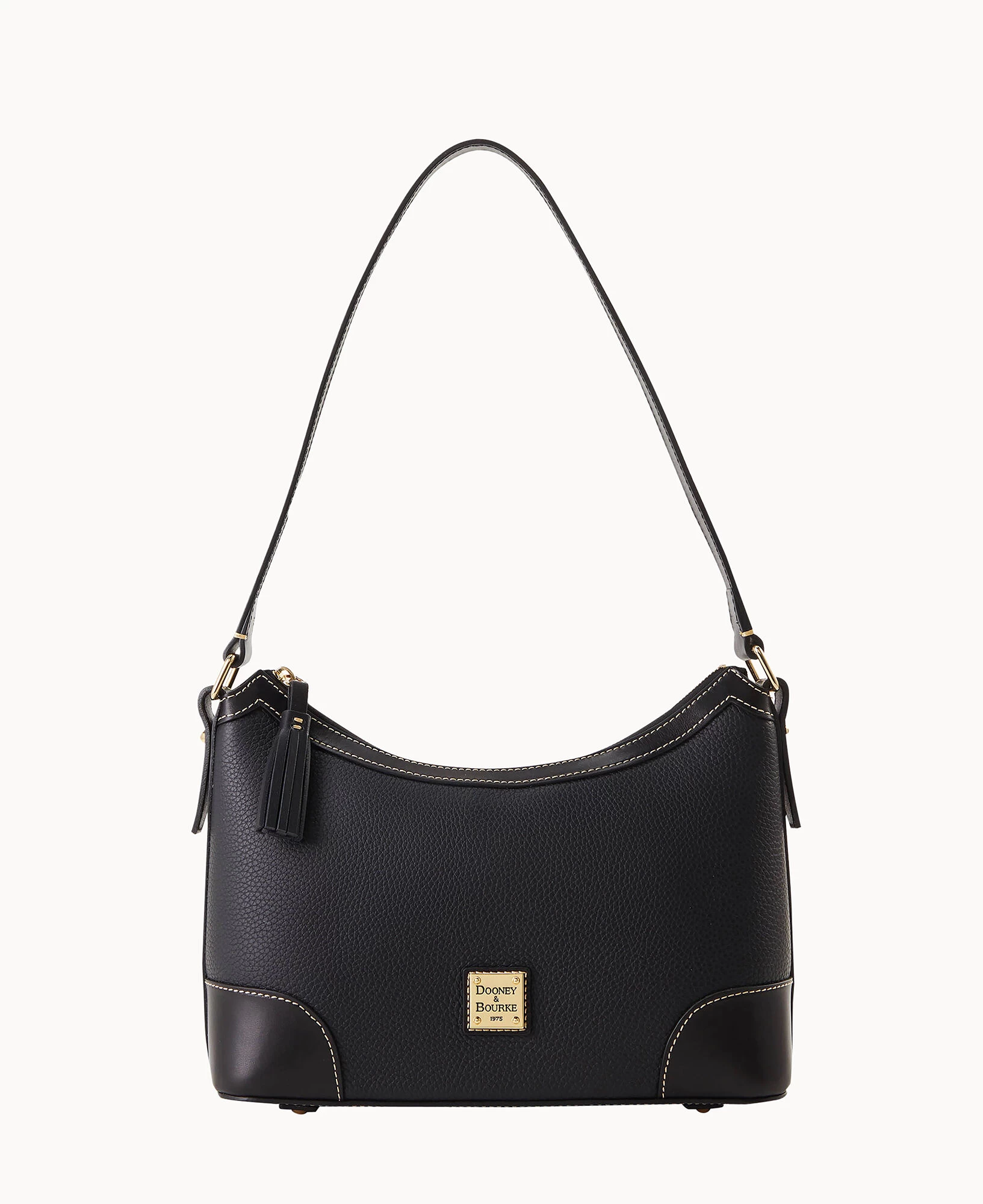 Pebble Grain Large Shoulder Bag Caramel 13 Pebble Grain Large Shoulder Bag Caramel - Image 11