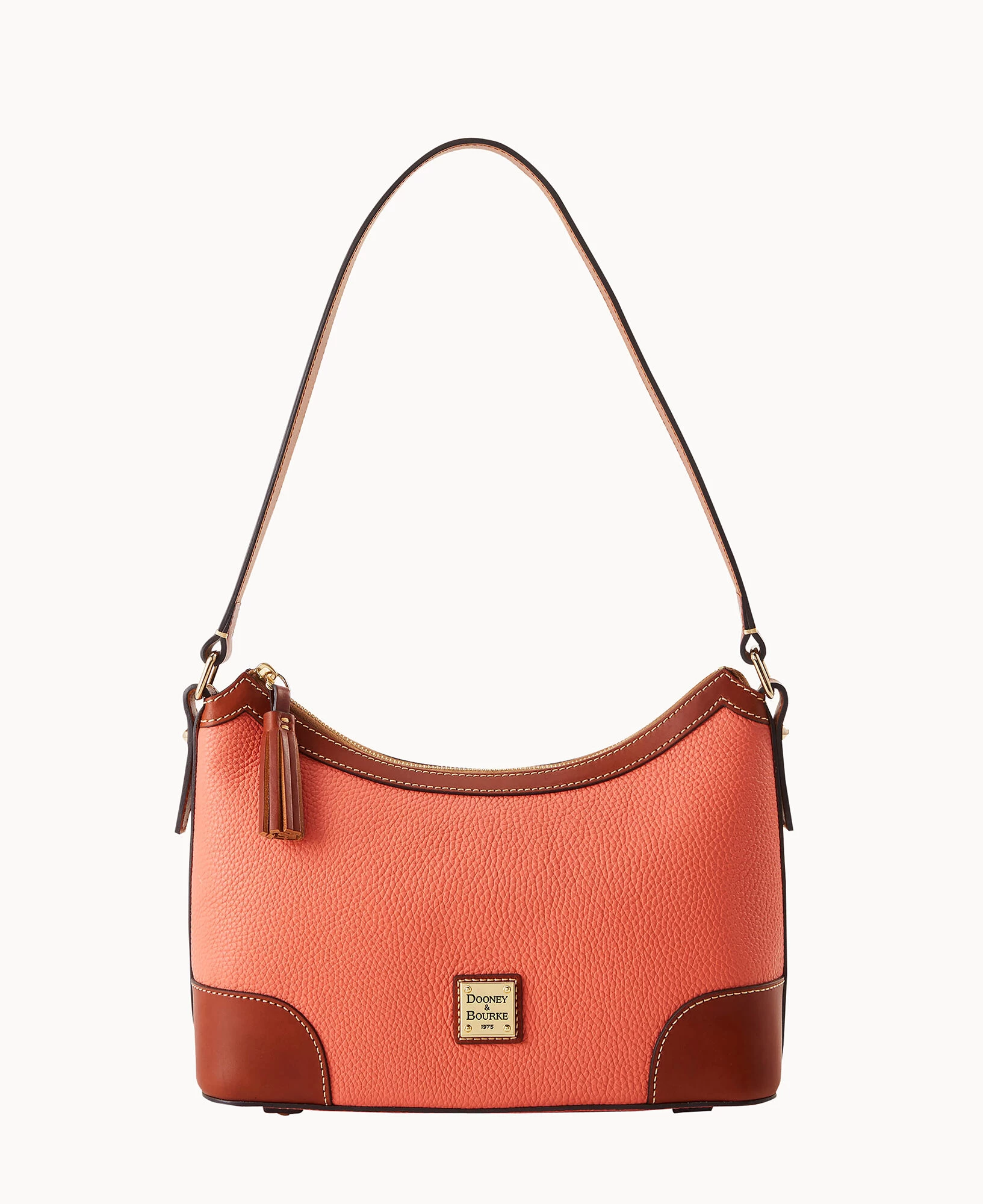 Pebble Grain Large Shoulder Bag Caramel 16 Pebble Grain Large Shoulder Bag Caramel - Image 14
