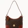 Gretta Large Shoulder Bag Brown Tmoro -Online Sale Dooney & Bourke B2289G NGBMPATN