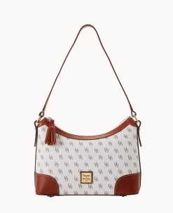 Gretta Large Shoulder Bag Brown Tmoro -Online Sale Dooney & Bourke B2289G NGBOPATN