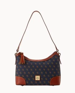 Gretta Large Shoulder Bag Brown Tmoro -Online Sale Dooney & Bourke B2289G NGNVPATN