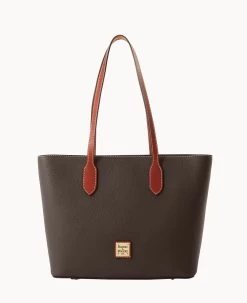Pebble Grain Tote Caramel -Online Sale Dooney & Bourke B2320G AWBMPATN