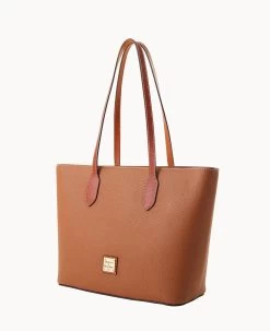 Pebble Grain Tote Caramel -Online Sale Dooney & Bourke B2320G AWCAPATN ALT1 1