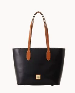 Wexford Leather Tote Black -Online Sale Dooney & Bourke B2320G JKBLPANA 1