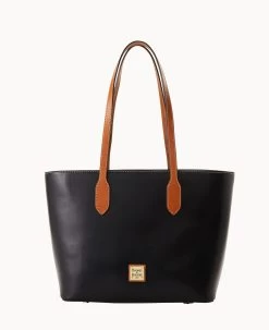 Wexford Leather Tote Black -Online Sale Dooney & Bourke B2320G JKBLPANA 2