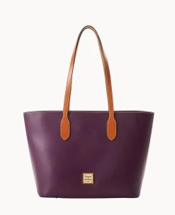 Wexford Leather Tote Black -Online Sale Dooney & Bourke B2320G JKXPPANA