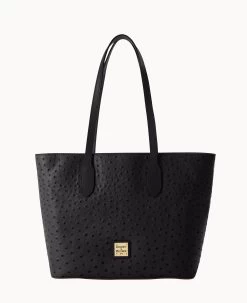 Ostrich Tote Black -Online Sale Dooney & Bourke B2320G OTBLPABL