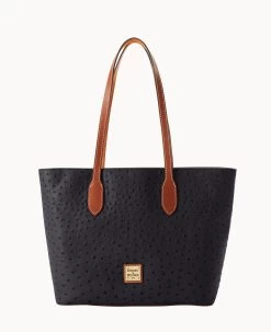 Ostrich Tote Black -Online Sale Dooney & Bourke B2320G OTBLPAKR 2