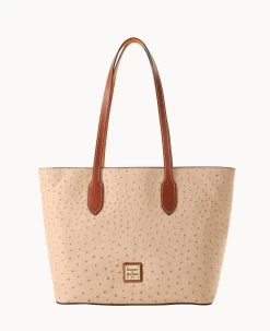 Ostrich Tote Black -Online Sale Dooney & Bourke B2320G OTSDPAKR