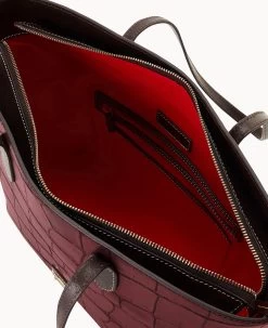 Denison Large Tote Bordeaux 24 Denison Large Tote Bordeaux -Online Sale Dooney & Bourke B2321G 8DBXPABM ALT2 1