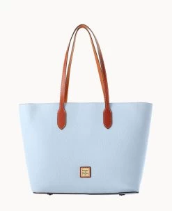 Pebble Grain Large Tote Oyster -Online Sale Dooney & Bourke B2321G AW3FPATN