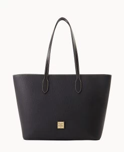 Pebble Grain Large Tote Oyster -Online Sale Dooney & Bourke B2321G AWBLPABL