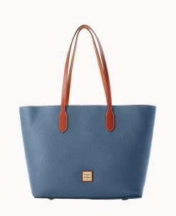 Pebble Grain Large Tote Oyster -Online Sale Dooney & Bourke B2321G AWJEPATN