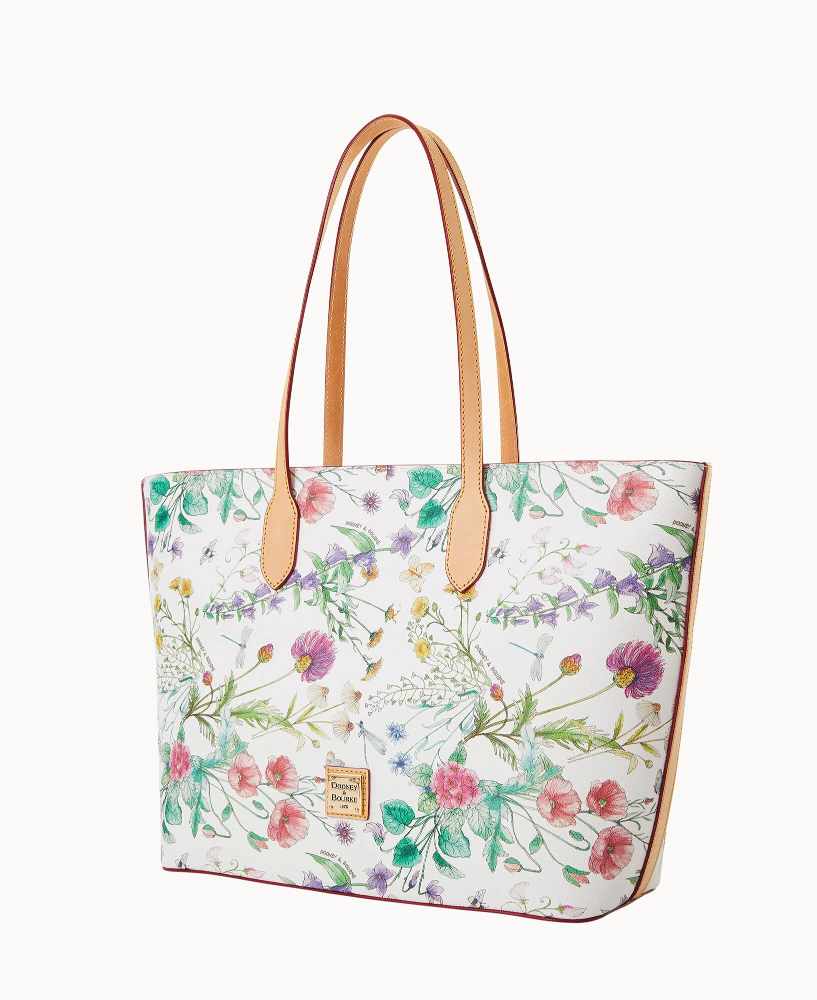 Botanical Collection Large Tote White 9 Botanical Collection Large Tote White - Image 7
