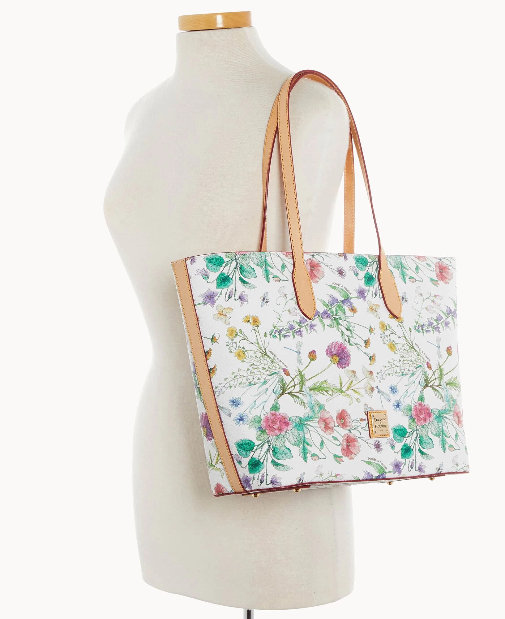 Botanical Collection Large Tote White 12 Botanical Collection Large Tote White - Image 10