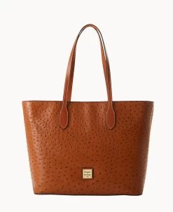 Ostrich Large Tote Black -Online Sale Dooney & Bourke B2321G OTCAPAKR