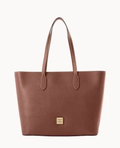 Saffiano Large Tote Amber -Online Sale Dooney & Bourke B2321G SIARSIAR 2