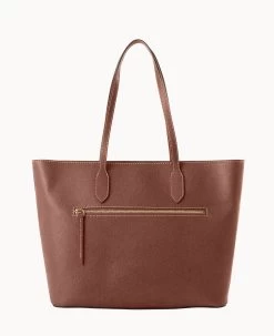Saffiano Large Tote Amber -Online Sale Dooney & Bourke B2321G SIARSIAR ALT3 1