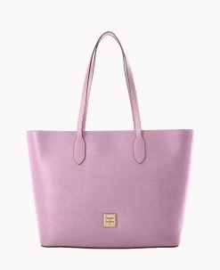 Saffiano Large Tote Amber -Online Sale Dooney & Bourke B2321G SILUSILU