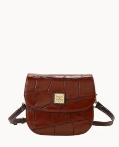 Denison Saddle Bag Cognac -Online Sale Dooney & Bourke B2323G 8DCGPABM 1