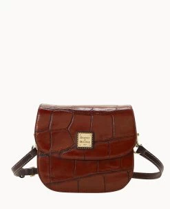 Denison Saddle Bag Cognac -Online Sale Dooney & Bourke B2323G 8DCGPABM 2
