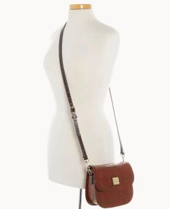Denison Saddle Bag Cognac -Online Sale Dooney & Bourke B2323G 8DCGPABM ALT4