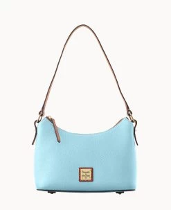 Pebble Grain Baguette Caribbean Blue