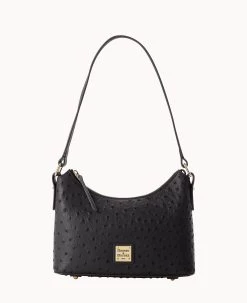 Ostrich Baguette Black -Online Sale Dooney & Bourke B2324G OTBLPABL 1