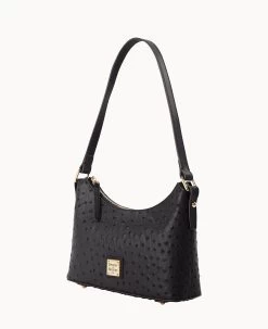 Ostrich Baguette Black -Online Sale Dooney & Bourke B2324G OTBLPABL ALT1