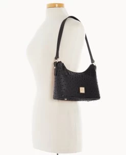 Ostrich Baguette Black -Online Sale Dooney & Bourke B2324G OTBLPABL ALT4 1